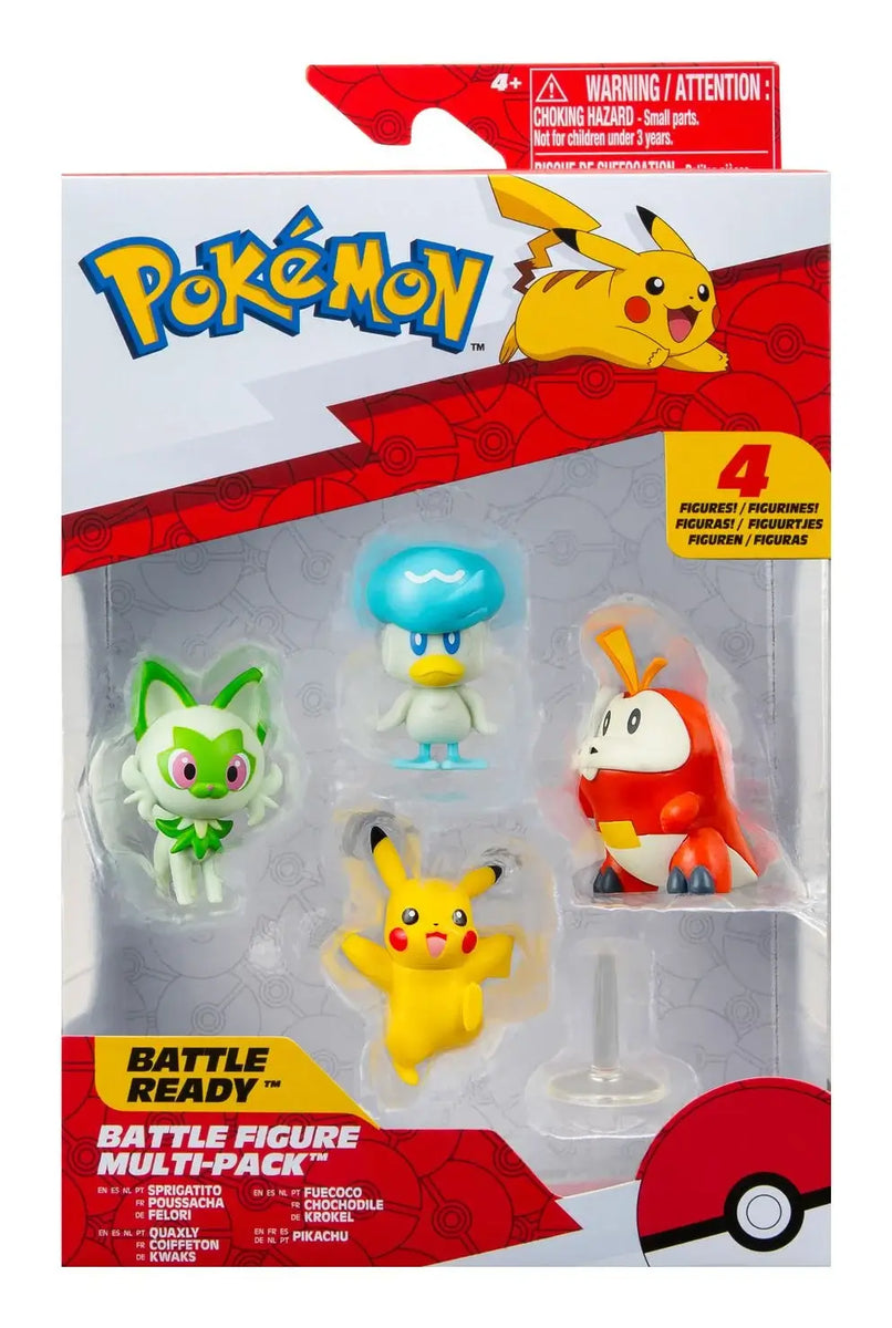 Pokemon Battle Figure Multipack 4 Pack Paldea Region Collect92 Collects92
