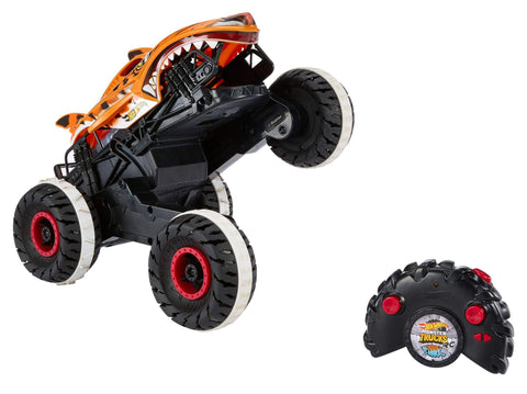 Hot Wheels Monster Trucks Unstoppable Tiger Shark Remote Control Vehicle