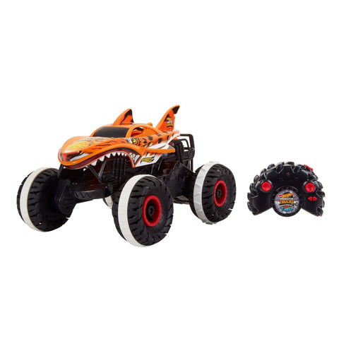 Hot Wheels Monster Trucks Unstoppable Tiger Shark Remote Control Vehicle