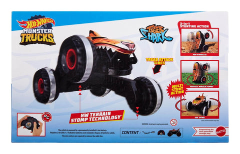 Hot Wheels Monster Trucks Unstoppable Tiger Shark Remote Control Vehicle