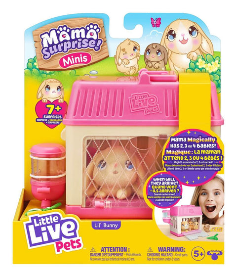 Little Live Pets Mama Surprise Minis Lil Bunny Playset
