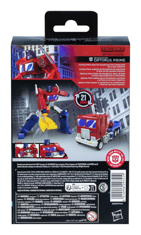 Transformers Studio Series Deluxe Class Transformers: Devastation Optimus Prime