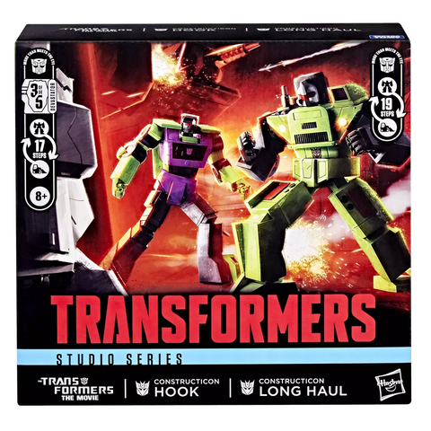 Transformers The Movie Studio Series Constructicon Long Haul & Hook