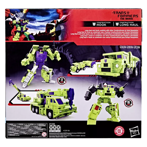 Transformers The Movie Studio Series Constructicon Long Haul & Hook